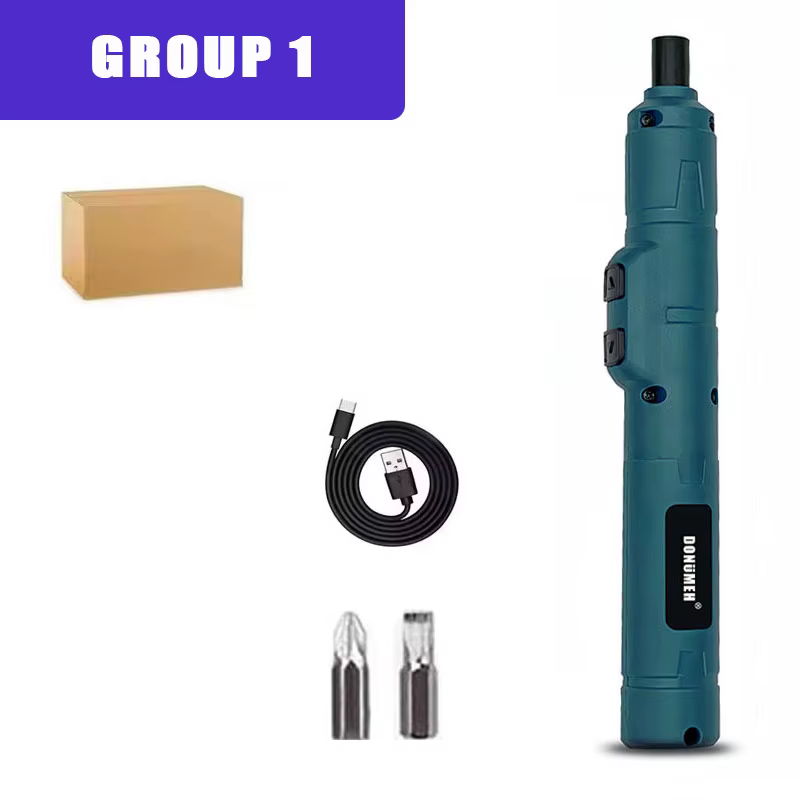 Mini tournevis électrique sans fil 3.6V Li-ion couple réglable Kit d'outils portables maison bricola