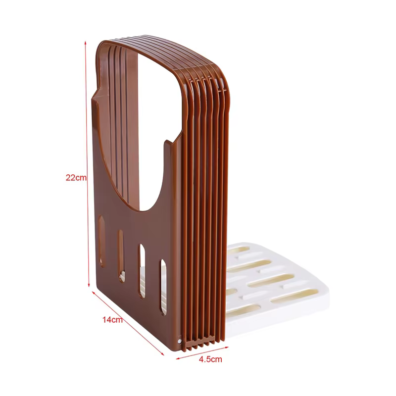 Coupe-pain pliable, support de trancheur de pain grillé, Guide de coupe de pain en plastique, outil 