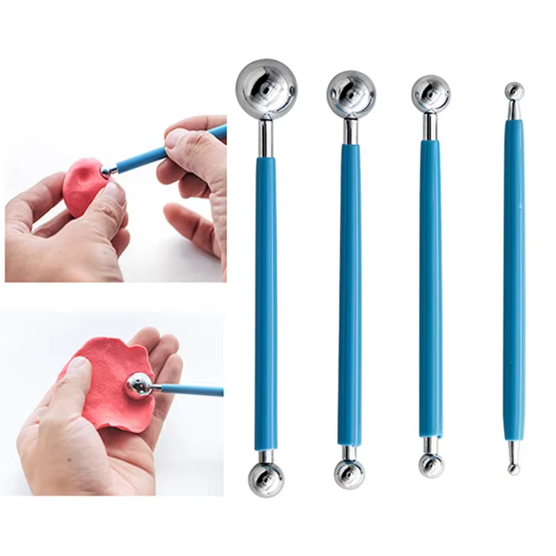 Outils de sculpture en acier inoxydable pour la marijuana, ensemble d'outils de sculpture en argile 