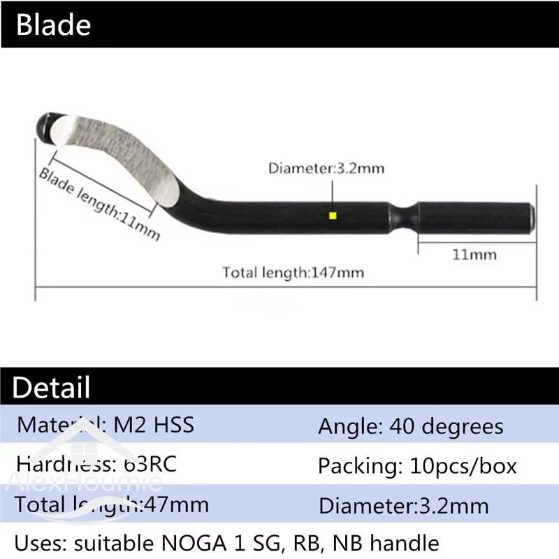 Coupe-bave couteau de coupe grattoir outil d'ébavurage NB1100 mèche de routeur ébavurage rotatif BS1