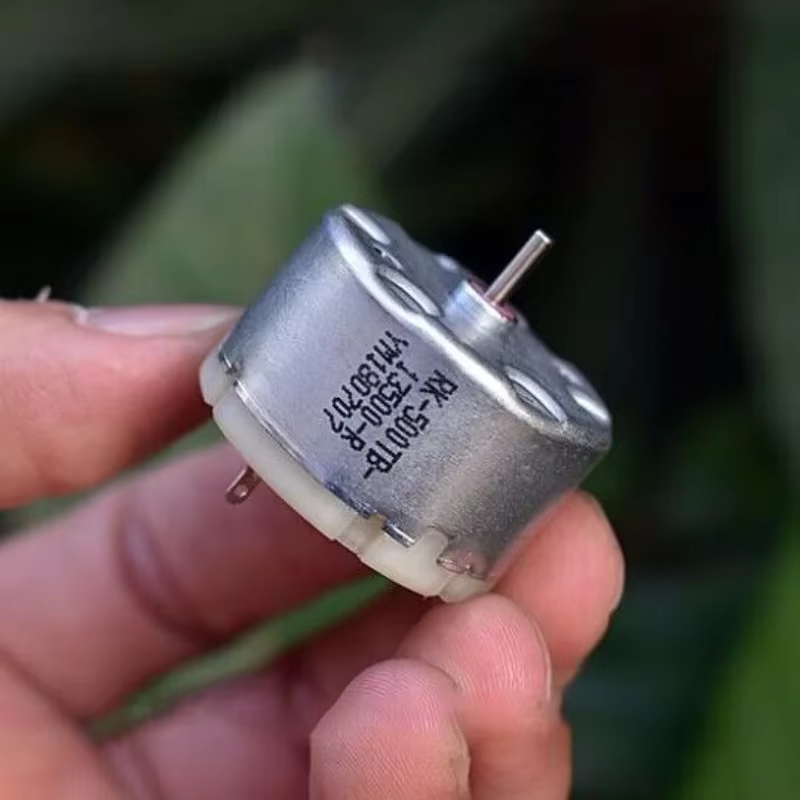 Micro moteur rond à balais de carbone RK-500TB-13500, cc 6V-12V, 5600 tr/min, haute vitesse, 32mm, p