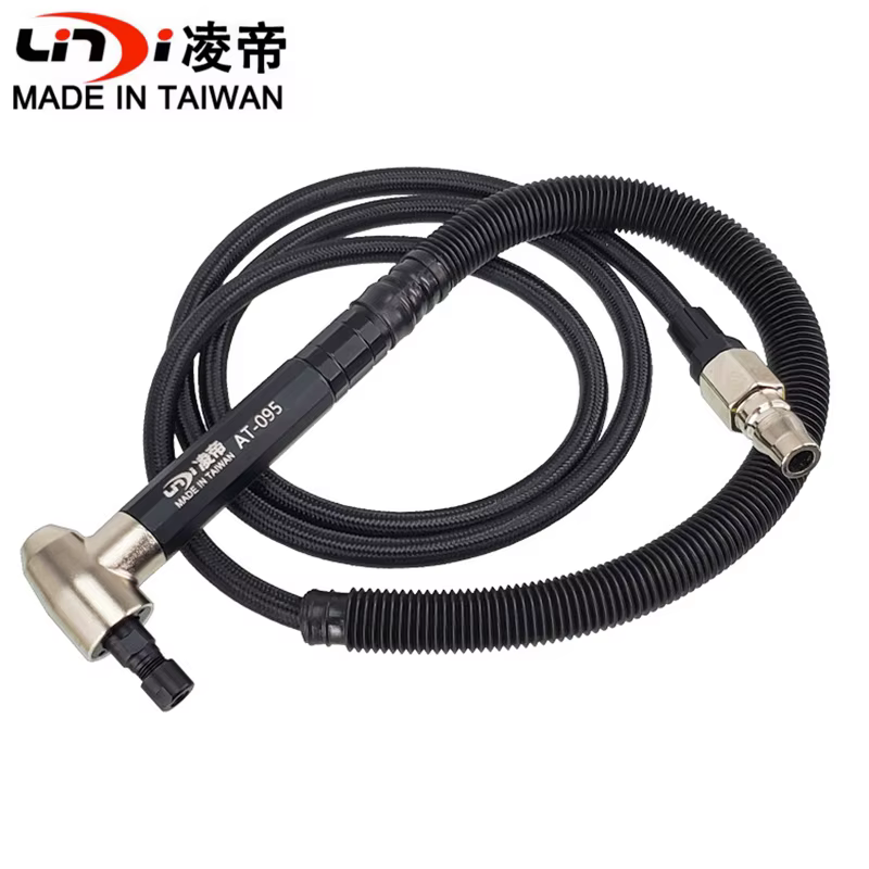 Lingdi-Stylo de meulage pneumatique à coude AT-095, résistant à l'air, 3mm, 90
