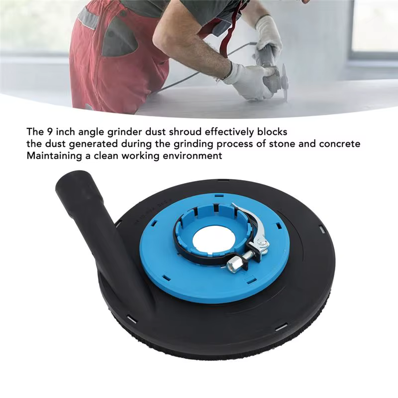 ABKJ-9 Housse anti-poussière pour meuleuse d'angle de 9 pouces, compatible avec les meuleuses d'angl