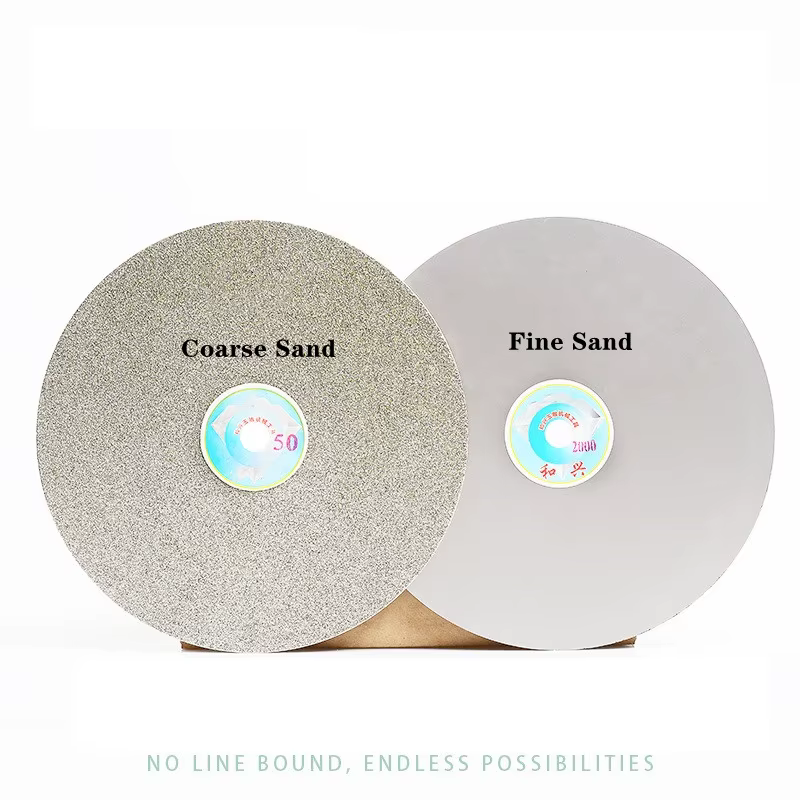 1 pièces 8 pouces 200mm diamant disque de meulage enduit plat roue roues de polissage bijoux meulage
