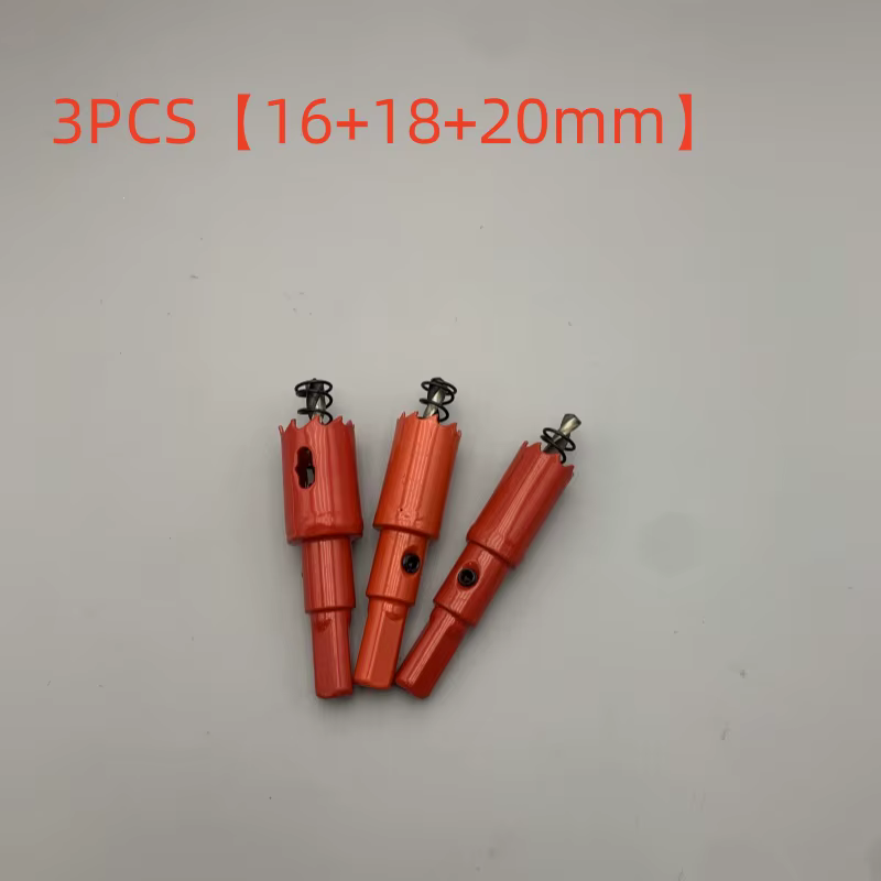 Jeu de scies cloche bi-métal 3 pièces 16 + 18 + 20 Mm/M42 scie cloche bi-métal Hss foret adapté au m