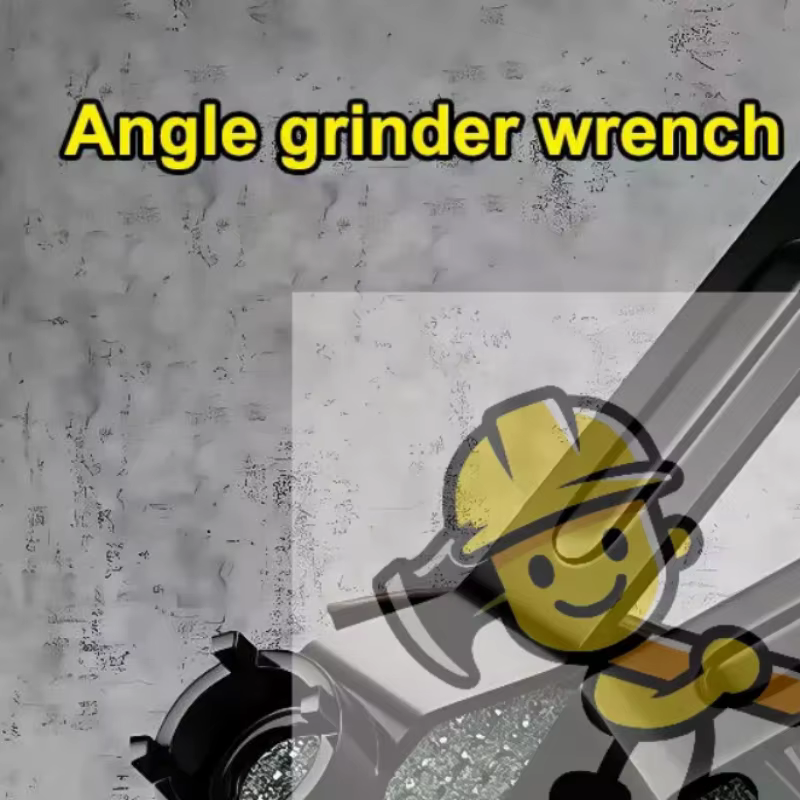 Clé multifonction pour meuleuse d'angle, clé de démontage à quatre griffes épaissie, outil de réglag