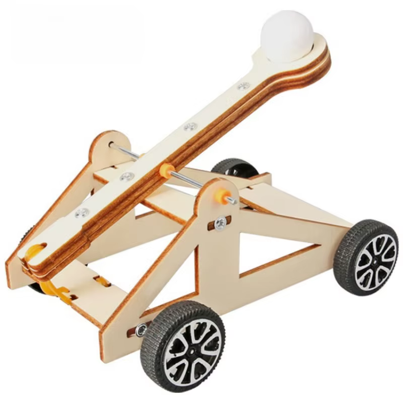Bricolage technologie aides pédagogiques pierre lancer chariots jouets enfants assemblage manuel exp