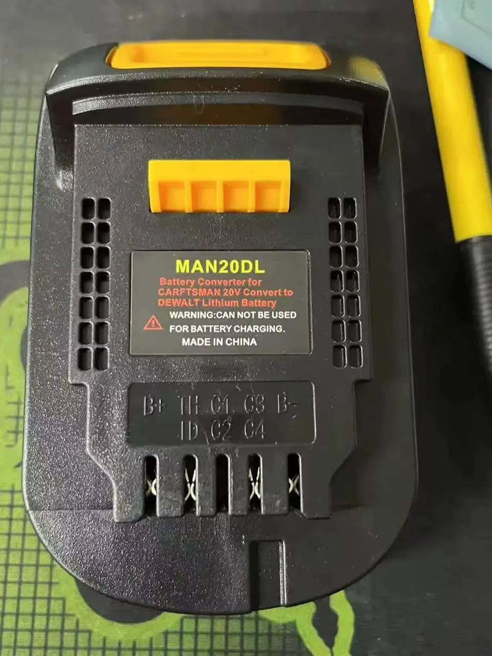 Adaptateur de batterie pour convertisseur de batterie Stanley fatmax v20 pour adaptateur d'utilisati