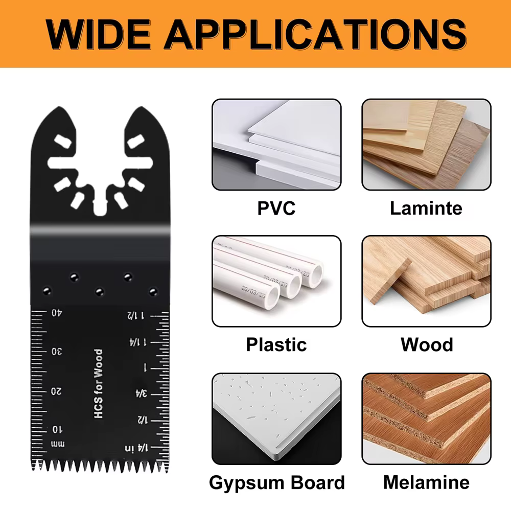 Lames de scie oscillantes multi-outils, rénovateur de lame de scie multifonction, lame de coupe mult