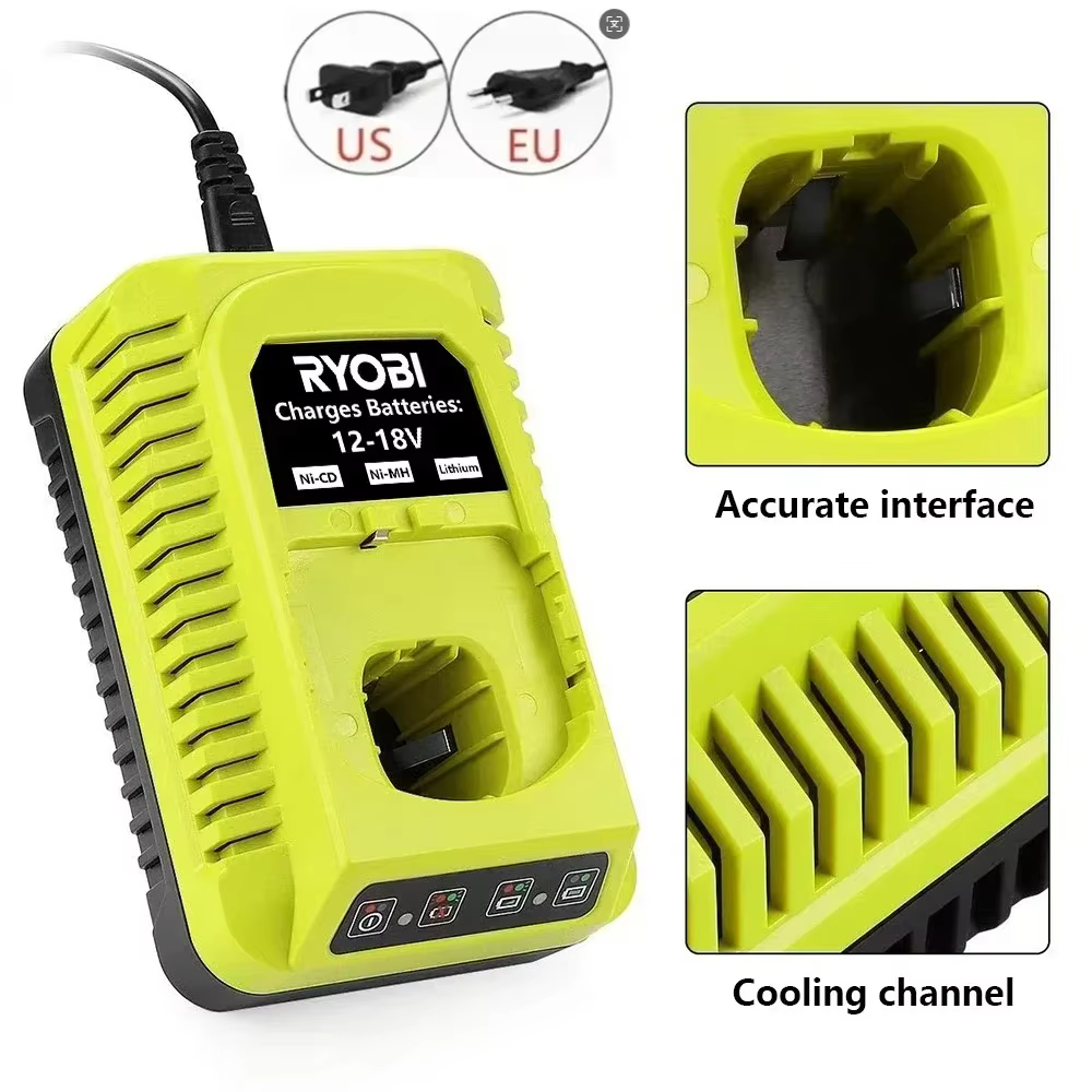 Batterie lithium-ion remplaçable 100 % originale RYOBI ONE+ 18 V 4,0 Ah de grande capacité, adaptée 