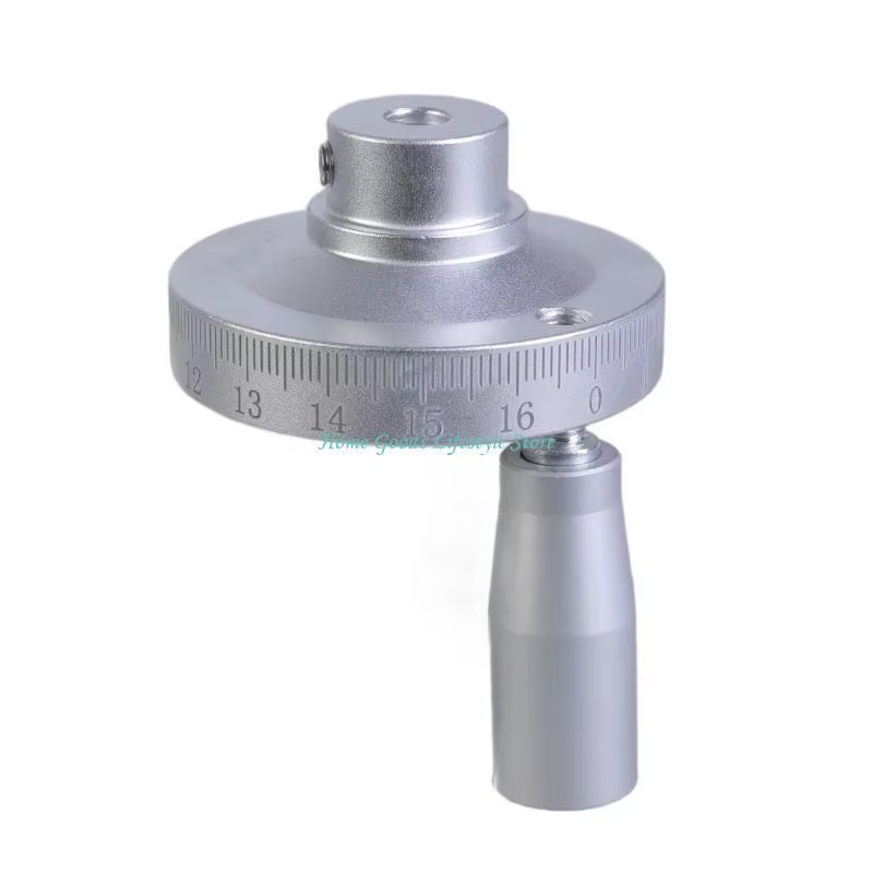 Manivelle multifonction en aluminium sablé E74E, volant rotatif pour fraiseuse, diamètre 50mm avec s