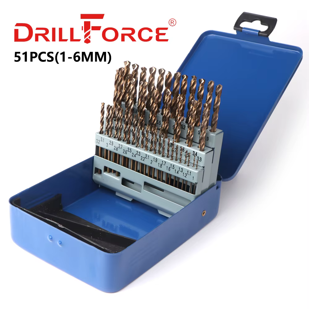 Jeu de forets Aile Alt, M35, métal trempé, acier inoxydable, propositions, accessoires d'outils élec