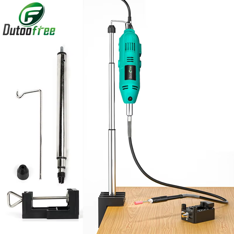 Support Dremel pour support Dremel, avec pince de support pour outil rotatif pour perceuse électriqu