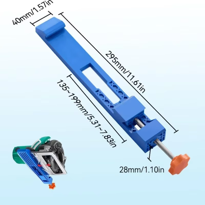 JUSTINLAU 1PC Support de sciage circulaire réglable pour machine de découpe, base de guidage adaptée