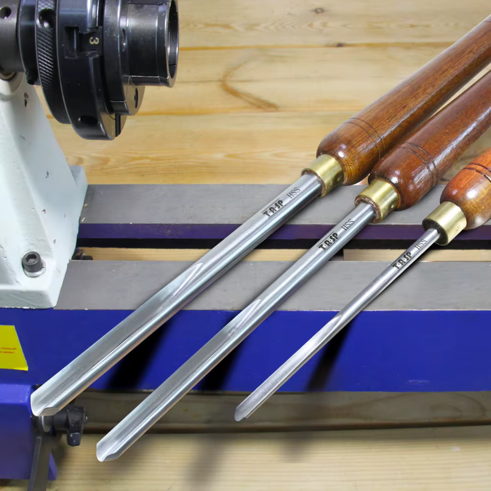 TASP HSS outils de tournage du bois 1/2 "3/8" bol Gouge 1/4 "broche Gouge travail du bois ébauche to