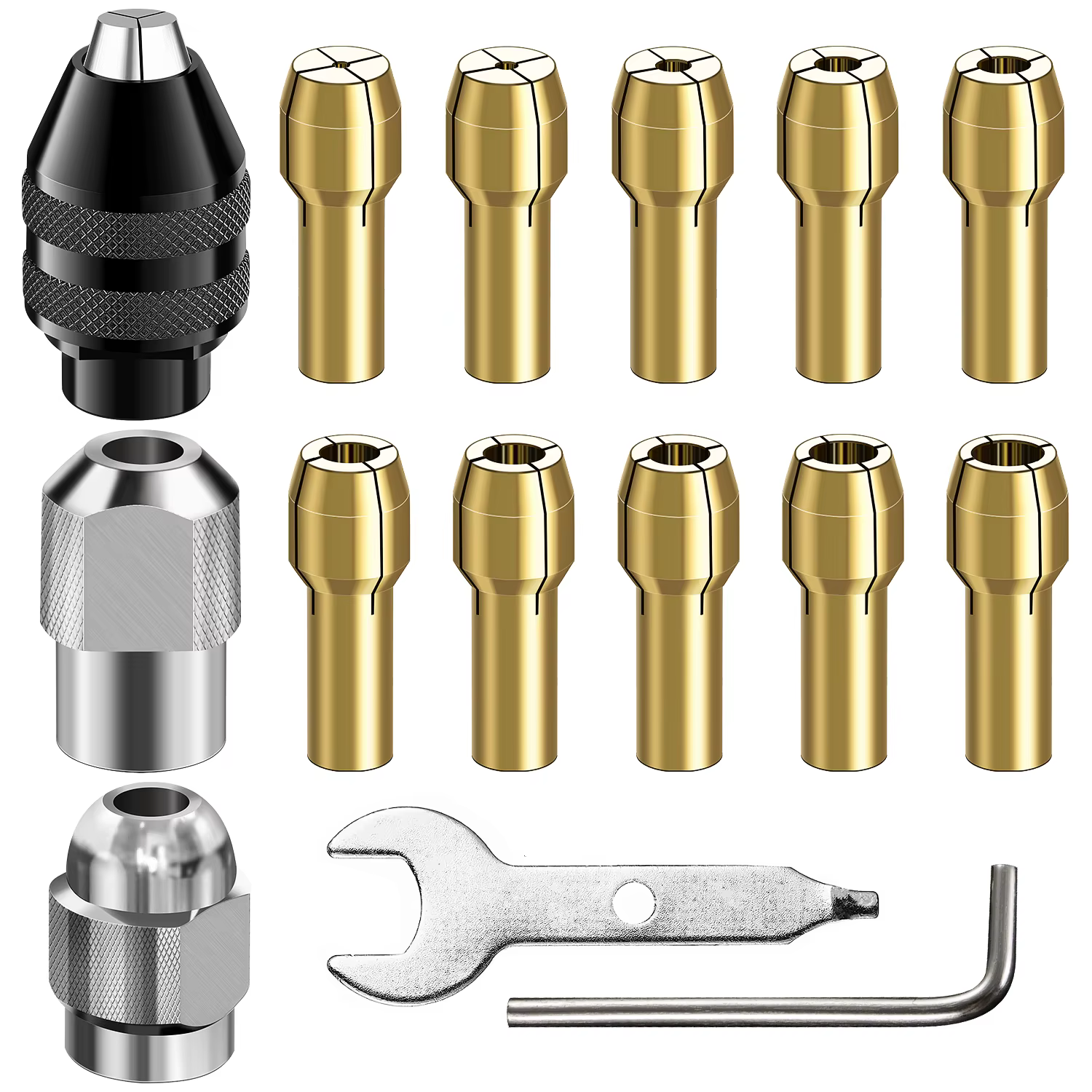 Mandrin sans clé de remplacement 1/32 "à 1/8", perceuse 4486 et 4485, tige de mandrin sans clé, outi