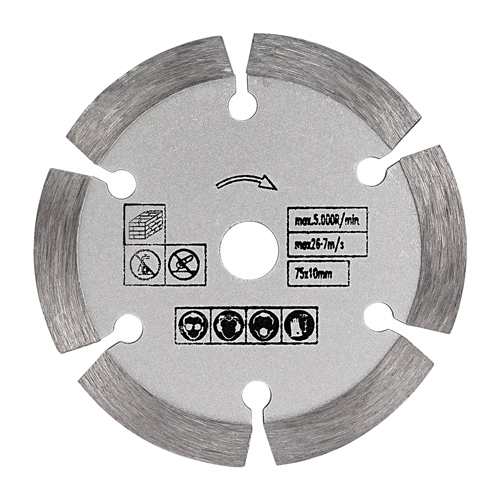 Disque de coupe pour bois, lame de scie circulaire de 76mm, roue coupée de 3 pouces pour meuleuse d'