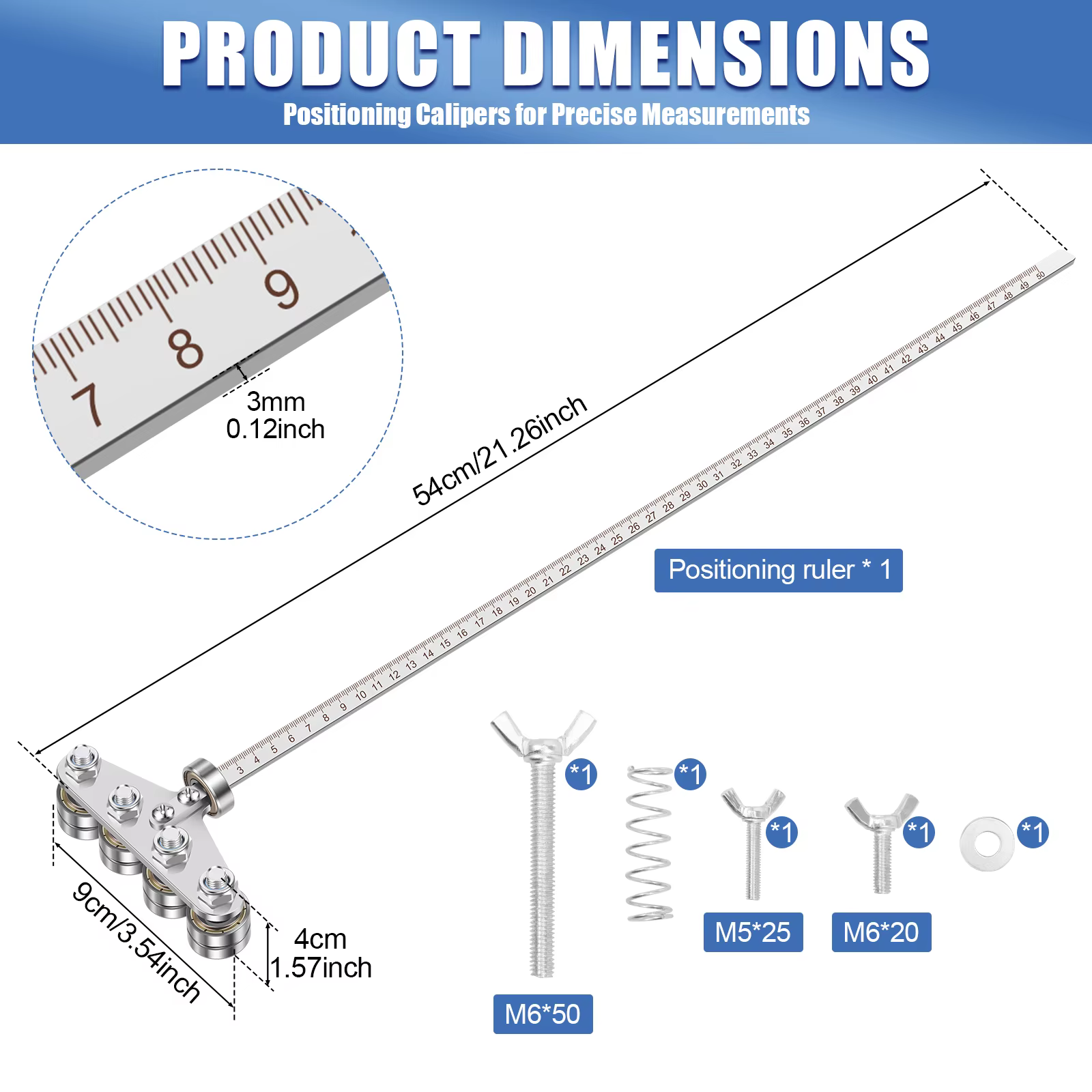 NOUVEAU Guide de positionnement pour scie circulaire amélioré, en acier inoxydable, réglable, pour u