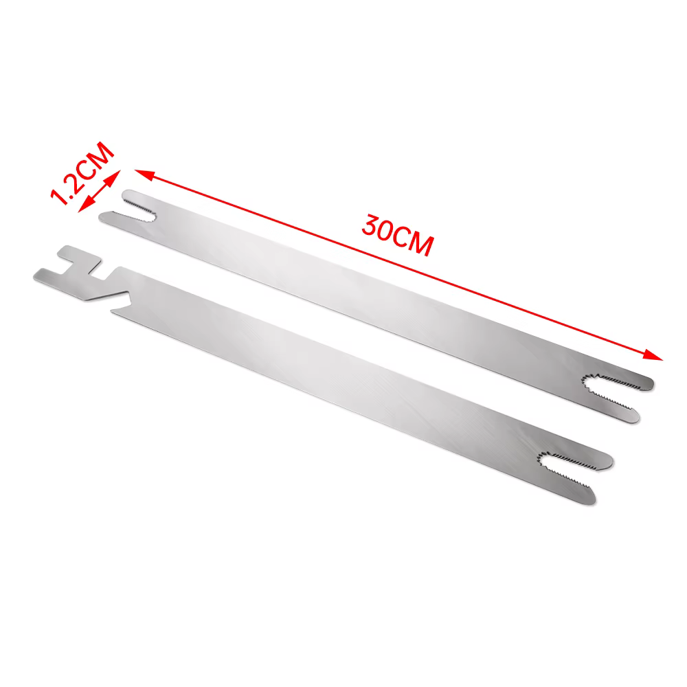 KAK 2 pièces outil de retrait de cylindre panneau de serrure de porte en acier inoxydable démonter c