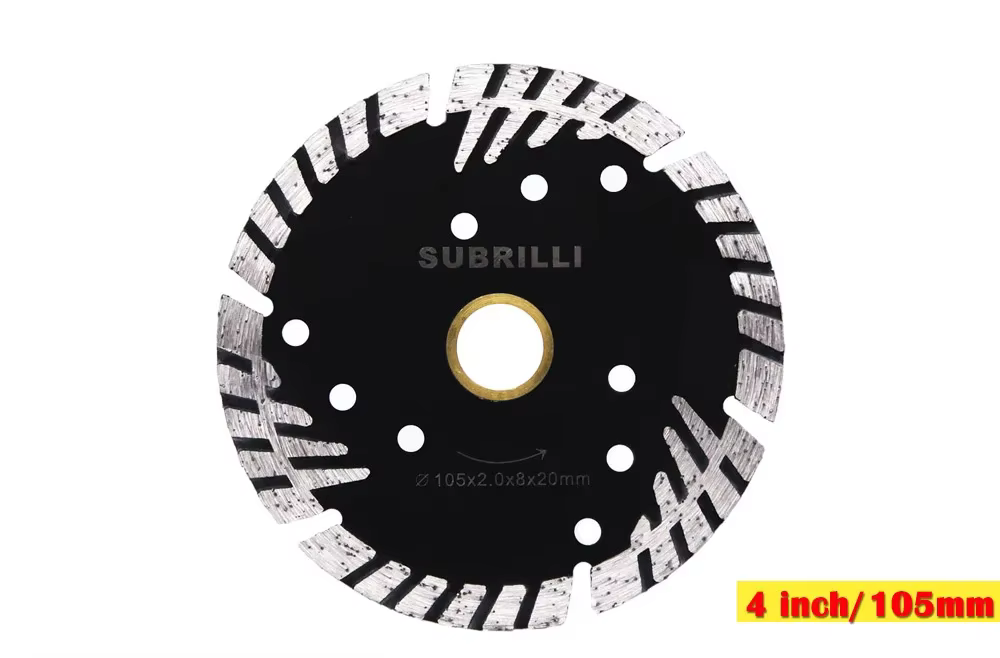 SUBRILLI 105/115/125/150/180/200/230/250/300/350mm Diamant Lame de Scie En Marbre Granit Béton Disqu