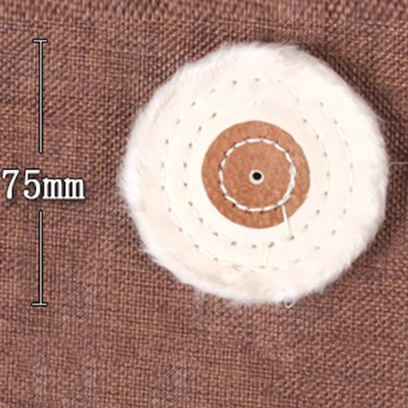 50-200mm tissu polissage roue de polissage coton peluche tissu tonnelle tampon meuleuse Pad 150 or a