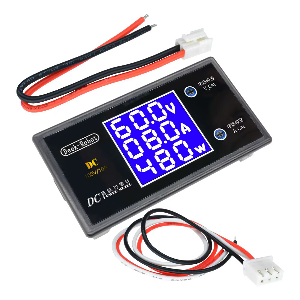 Voltmètre numérique LCD, ampèremètre, wattmètre, tension, courant, compteur de puissance, détecteur