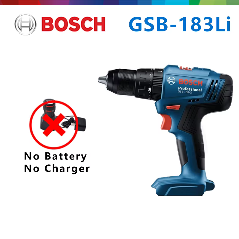 BOSCH GSR183 Li perceuse électrique sans brosse 18V pilote domestique perceuse à percussion tournevi