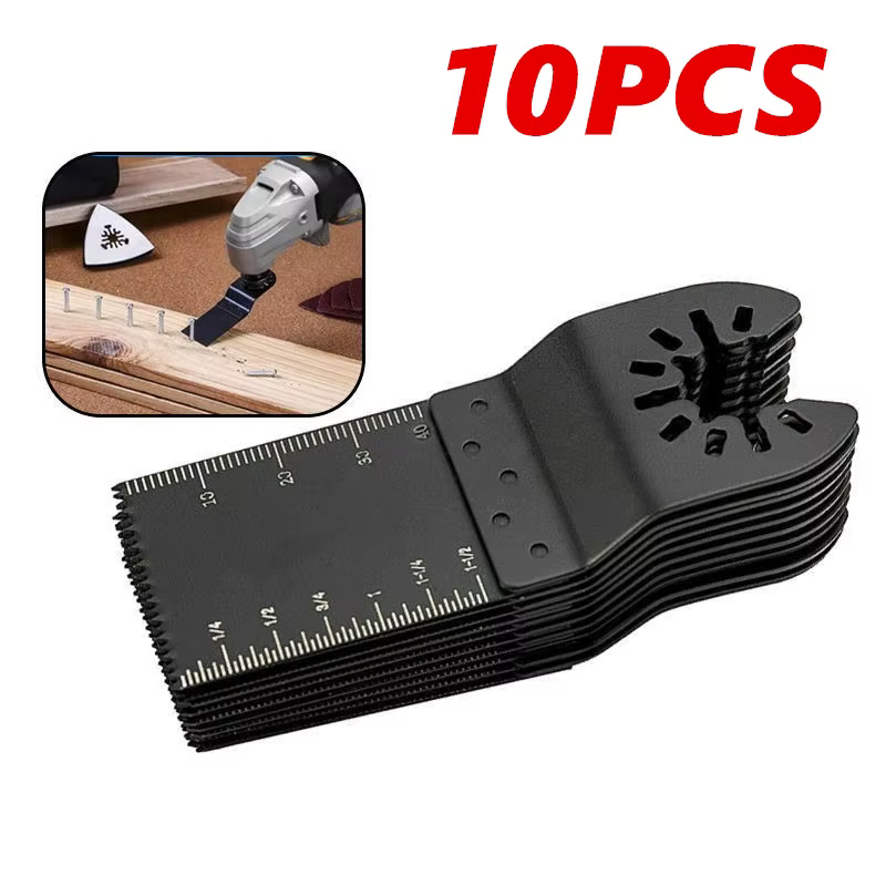 10 lames oscillantes, lames de scie oscillante universelles professionnelles, lames multi-outils en 