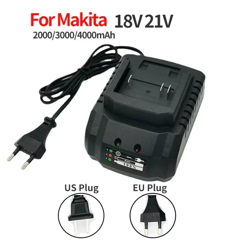 Chargeur pour batterie au Lithium modèle Makita 18V 21V, pour perceuse sans fil, meuleuse d'angle, p
