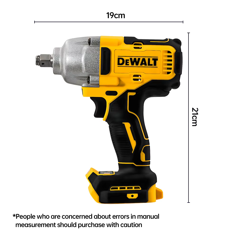 Dewalt DCF892 clé à chocs sans fil sans brosse à couple élevé 20V batterie outil électrique 812N.m c