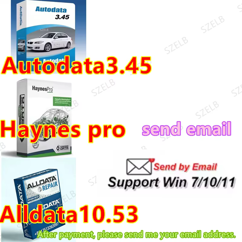 autodata3.45 et Haynes Pro (Vivid2018+Alldata 10.53 Atris-Technik) Logiciel de réparation automobile
