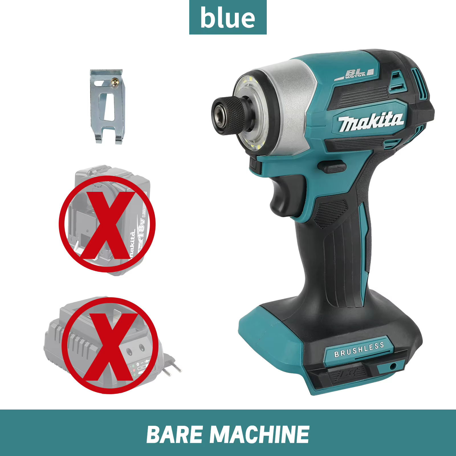 Makita DTD173 Visseuse à chocs sans balais |   180 Nm de couple maximal avec mode T pour le travail 