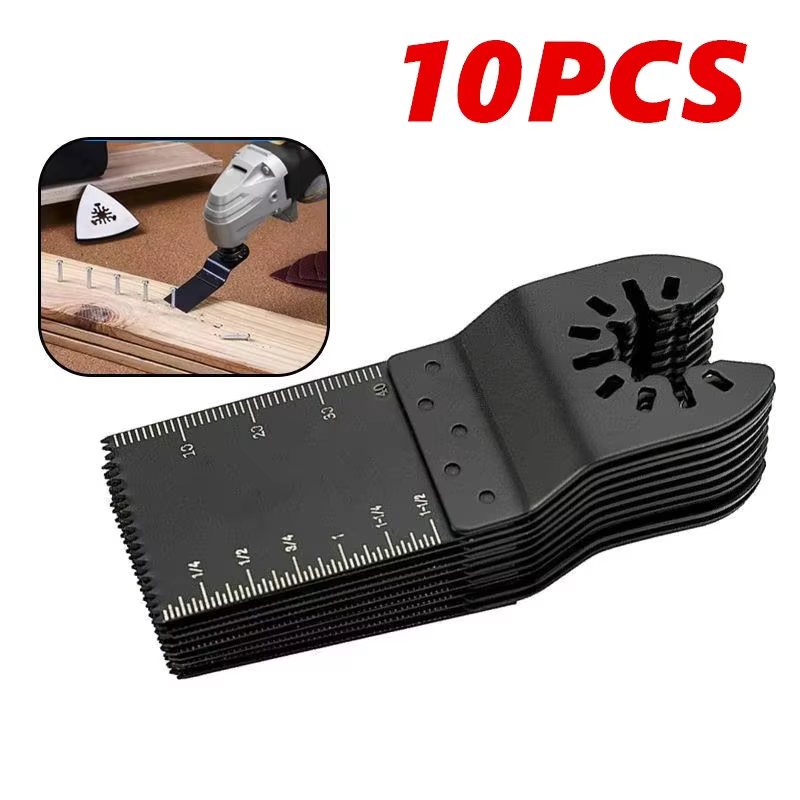 10 lames oscillantes, lames de scie oscillante universelles professionnelles, lames multi-outils en 