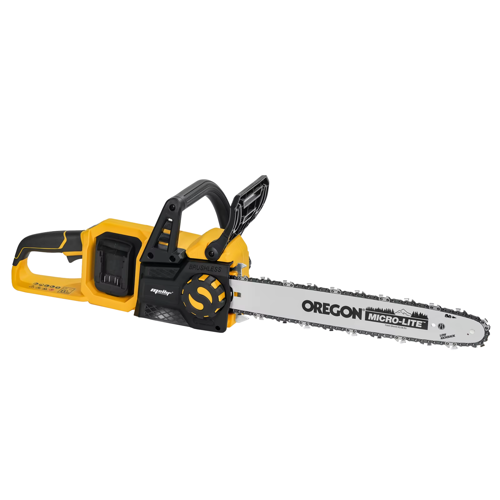 Tronçonneuse sans fil 40V 16 pouces à moteur sans balais, compatible avec la batterie Dewalt 20V MAX