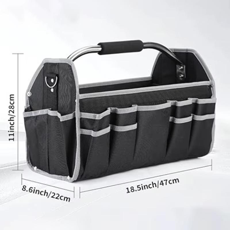 Sac à outils de travail, organisateur d'outils d'électricien professionnel, Kit complet de menuiseri