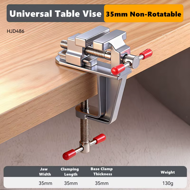 Étau de table professionnel, 360 °   Étau à pince pour travail rotatif, utilisation polyvalente, Con