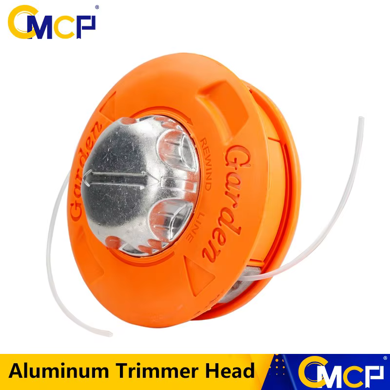 CMCP M10 aluminium Nylon débroussailleuse bosse bobine coupe gazon 2 lignes tête de coupe fil ligne 