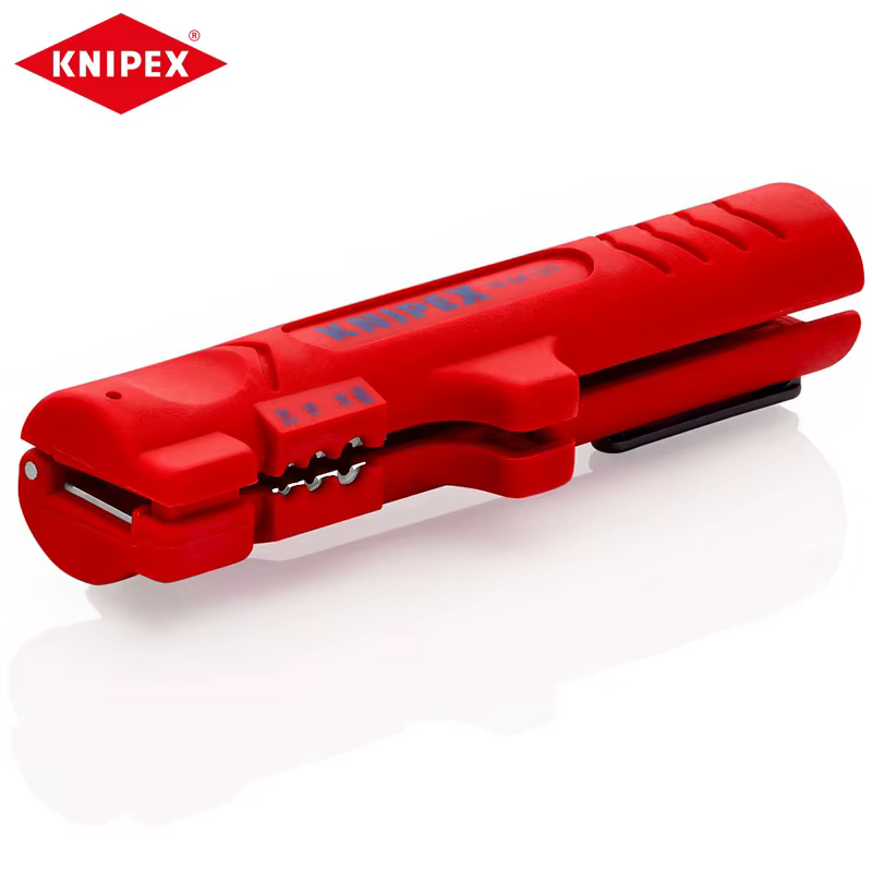 KNIPEX 16 64 125 SB Outil de dénudage pour câbles plats et ronds