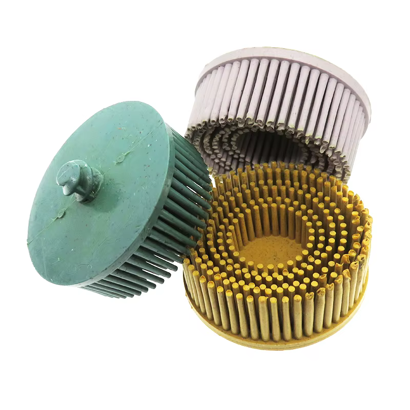 Disque à poils de 2 ou 3 pouces, grain assorti, brosse d'élimination Abrasive, roue de polissage pou
