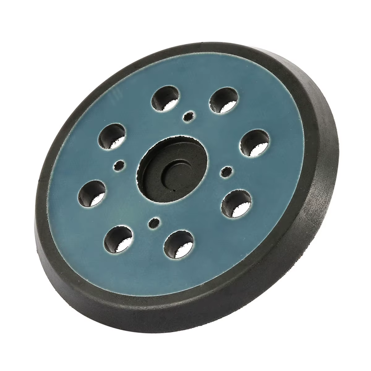 Plaque de ponçage 125 mm (5 pouces) à 8 trous avec support à 3/4 clous, disque de ponçage auto-agrip