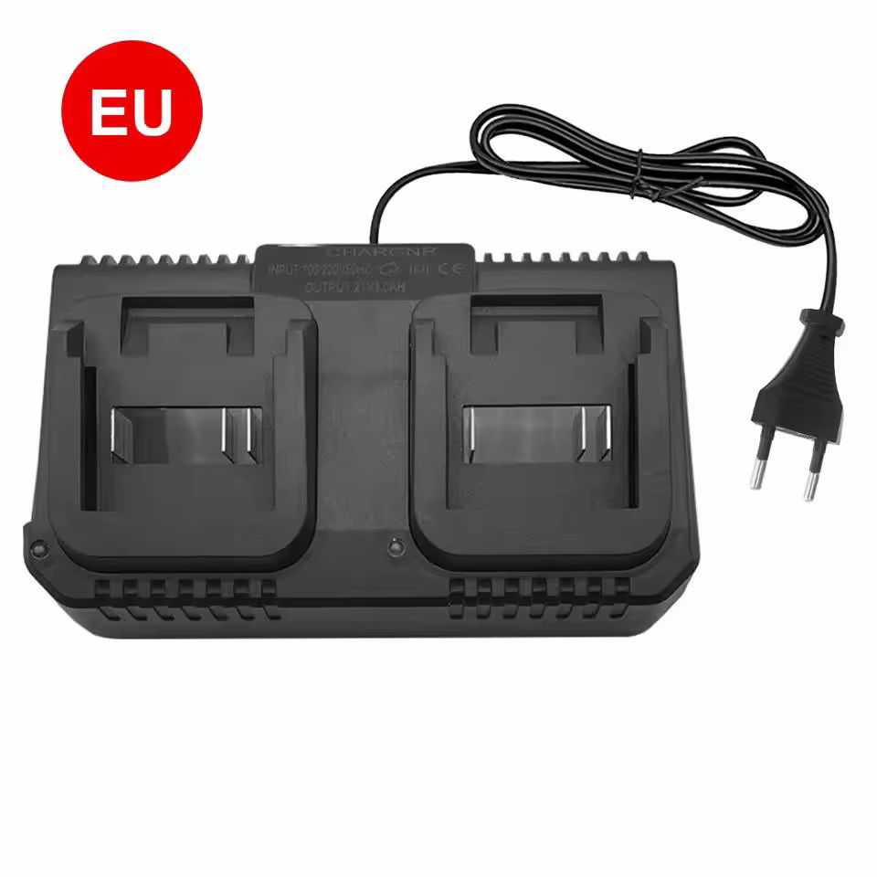 Chargeur de batterie Li-ion 18V 21V à double emplacement pour Makita BL1415 BL1815 BL1830 BL1850, pe