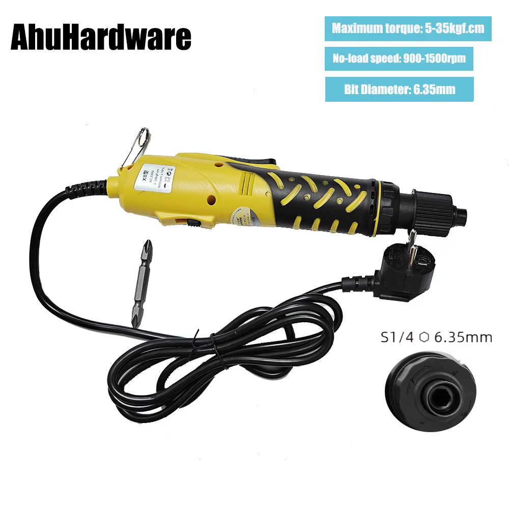 Tournevis électriques semi-automatiques, 1500 tr/min, 220V AC, outils de perceuse à main, petite poi