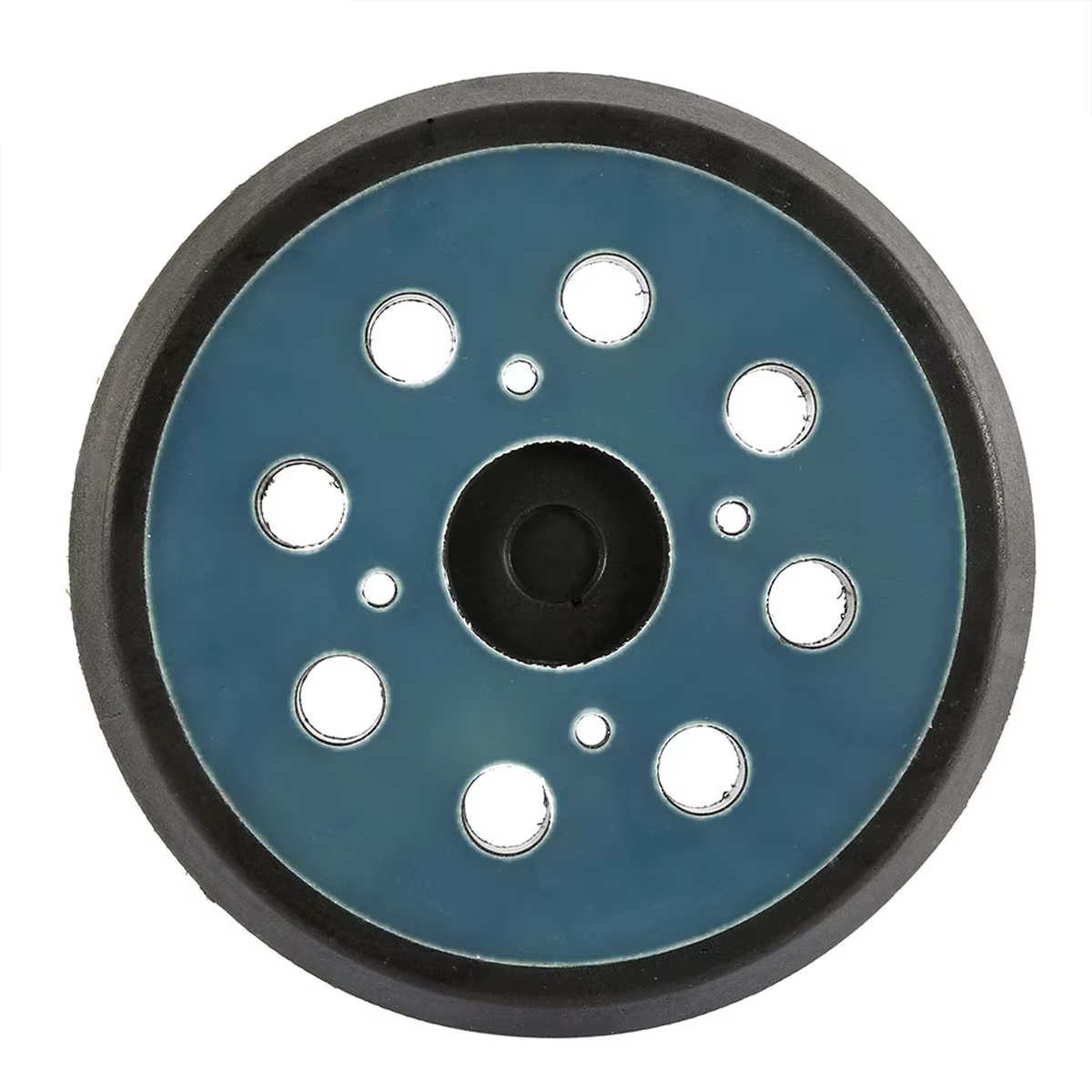 Plaque de ponçage 125 mm (5 pouces) à 8 trous avec support à 3/4 clous, disque de ponçage auto-agrip