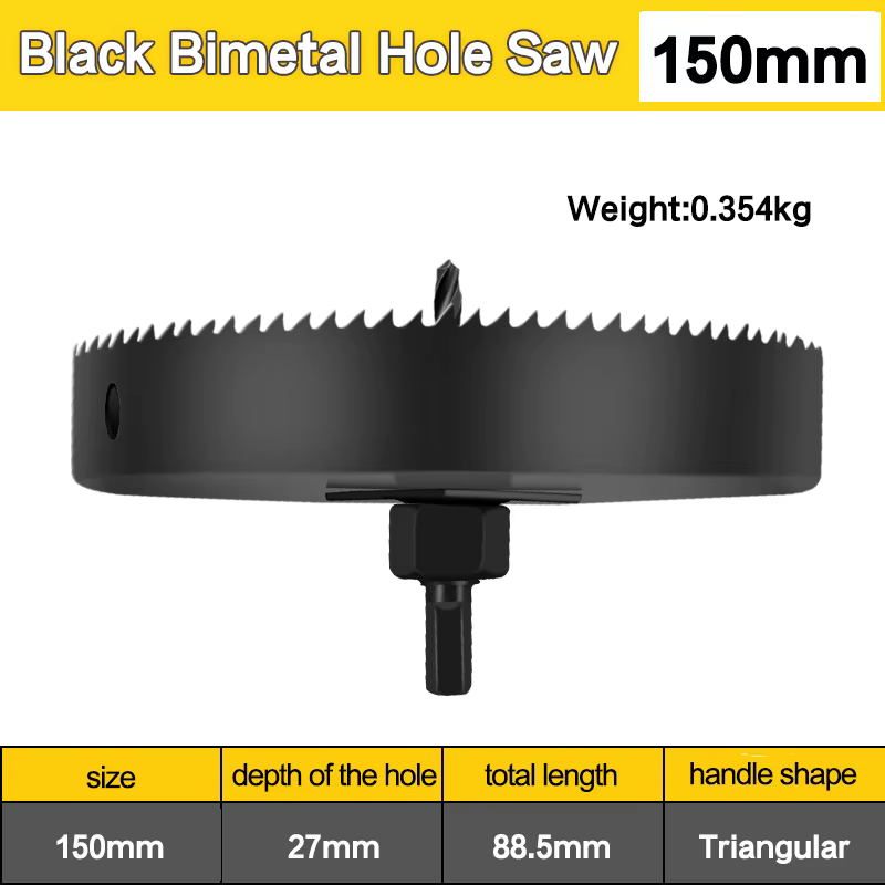 Livraison gratuite 150-210mm bimétallique bois trou scies peu pour le travail du bois bricolage coup