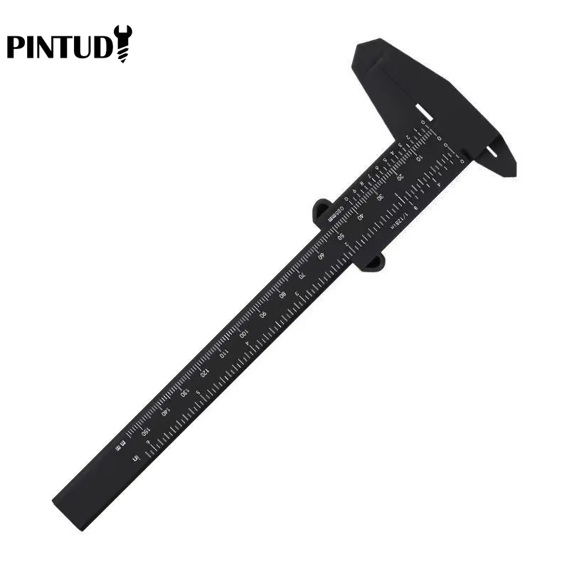 1PC plastique vernier étrier affichage numérique étrier Mini texte jouer étrier étudiant vernier règ