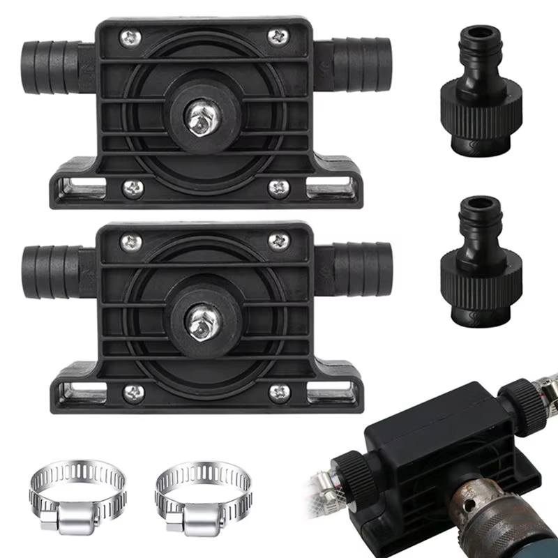 NOUVEAU! Pompe à eau pour perceuse électrique manuelle, Mini pompe à huile Portable avec connecteurs