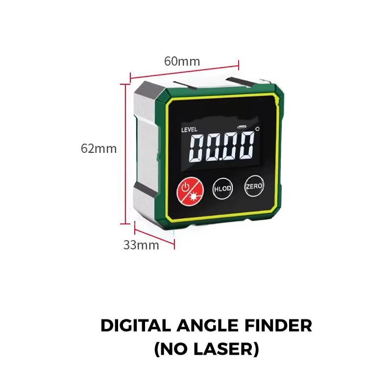 360 °   Rapporteur électronique LCD, Mini inclinomètre, outil de mesure, détecteur d'angle numérique