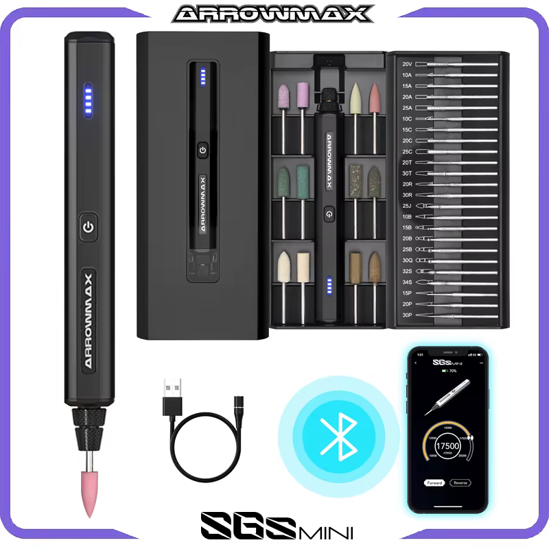 ARROWMAX outils rotatifs stylo de gravure électrique polissage Mini broyeur pour l'artisanat sculpte
