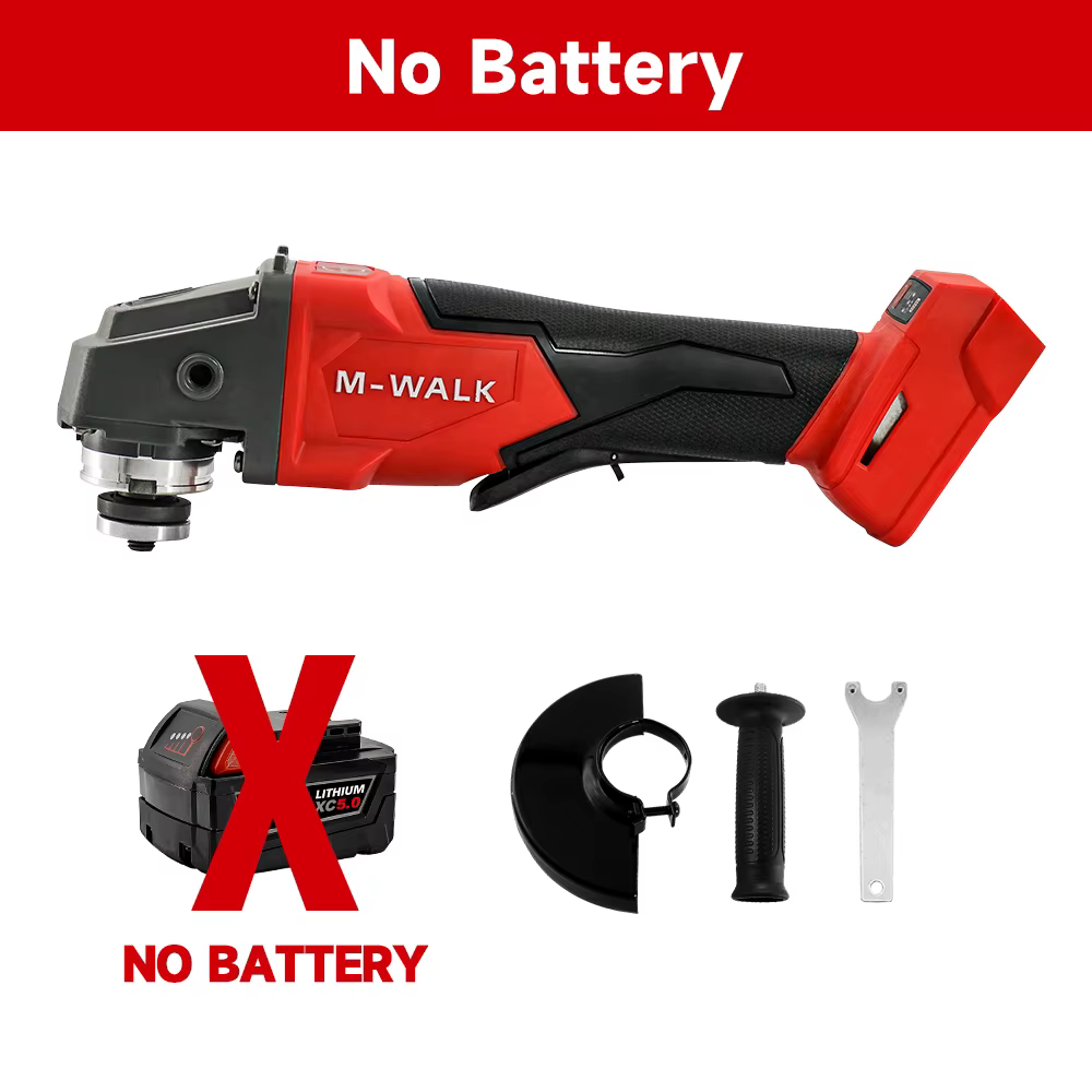 meuleuse d'Angle Électrique Sans Brosse 100 / 125mm Rectifieuse Sans Fil 8500 Tr / Min Outils Électr