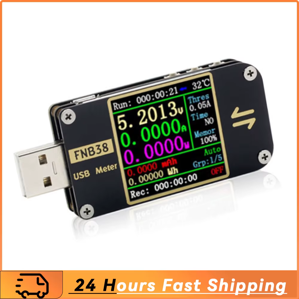 FNIRSI FNB38 compteur de courant et de tension testeur USB QC4 + PD3.0 2.0 PPS Test de capacité du p